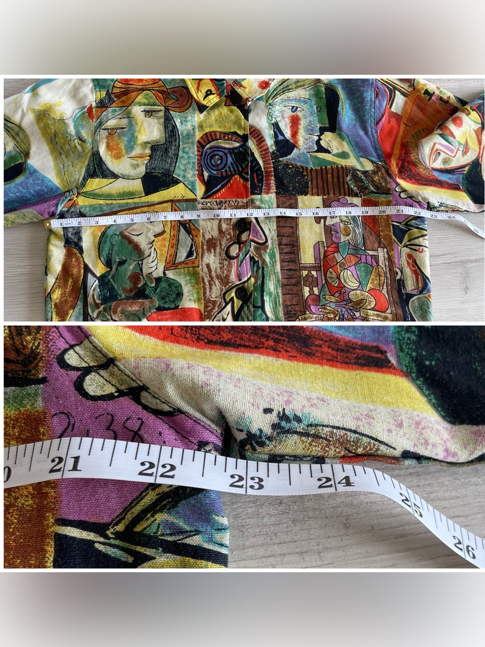 Ultimate Philadelphia PA size large blazer jacket art to wear abstract Picasso - Picture 6 of 16
